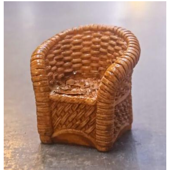 Square Bamboo Chair
